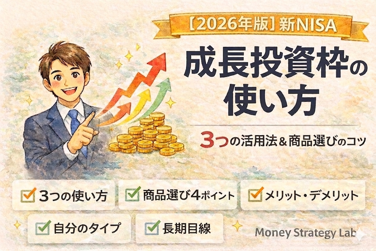 【2026年版】新NISA 成長投資枠の使い方