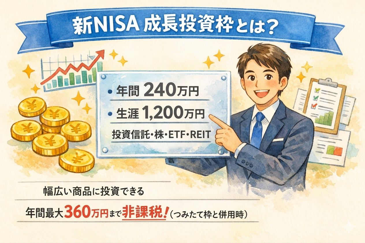 新NISAの成長投資枠の基本
