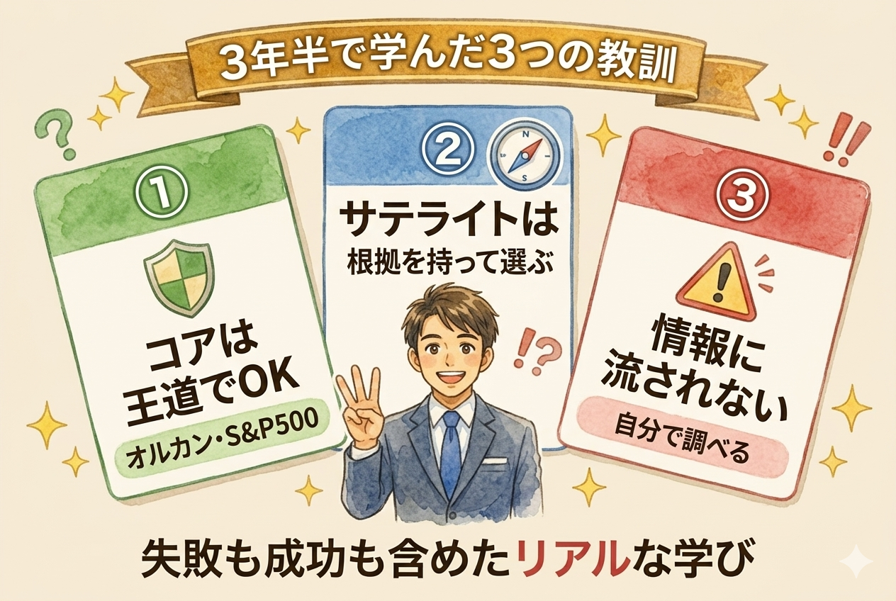 NISA 5銘柄の運用から学んだ3つの教訓