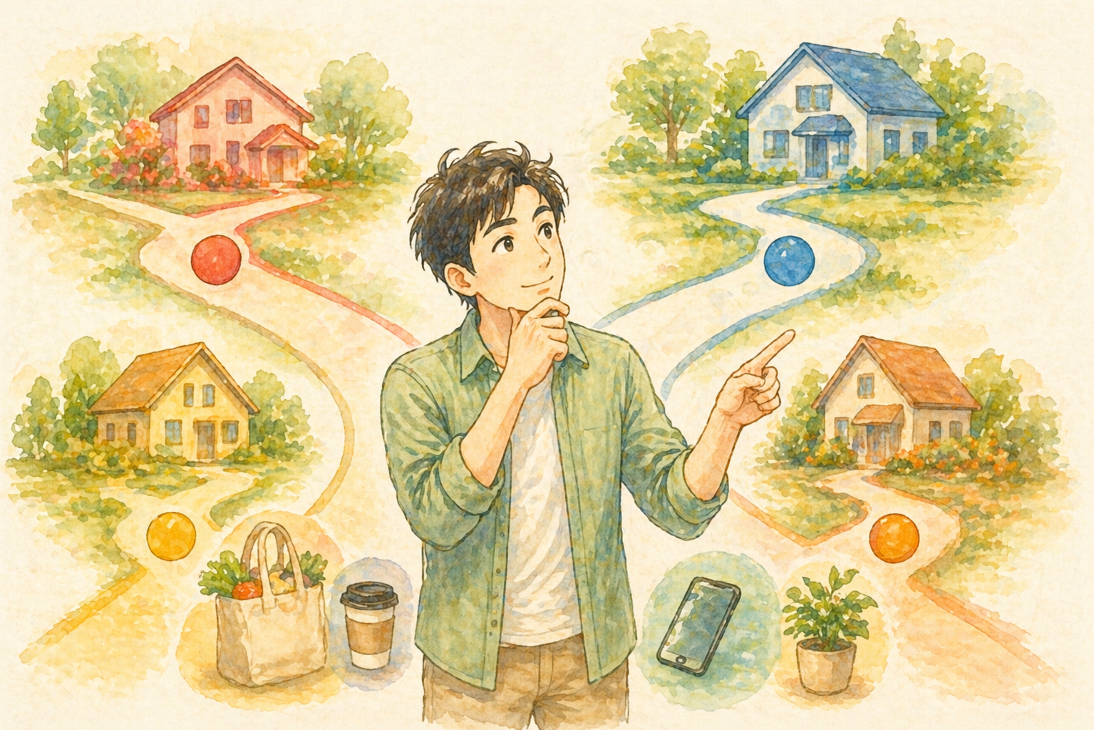 経済圏との相性で証券会社を選ぶイメージ