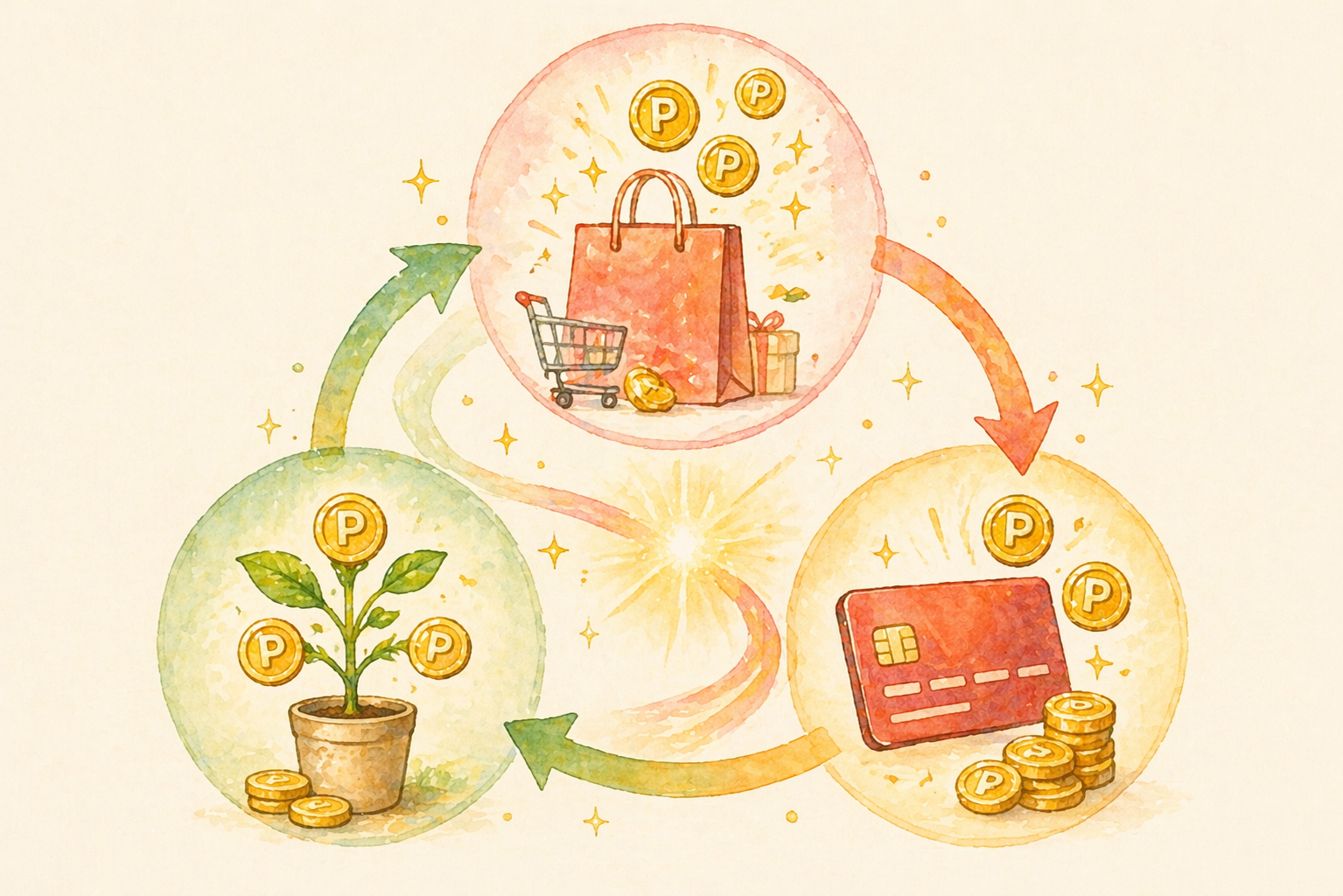 SPU・クレカ積立還元・ポイント投資の3つの相乗効果