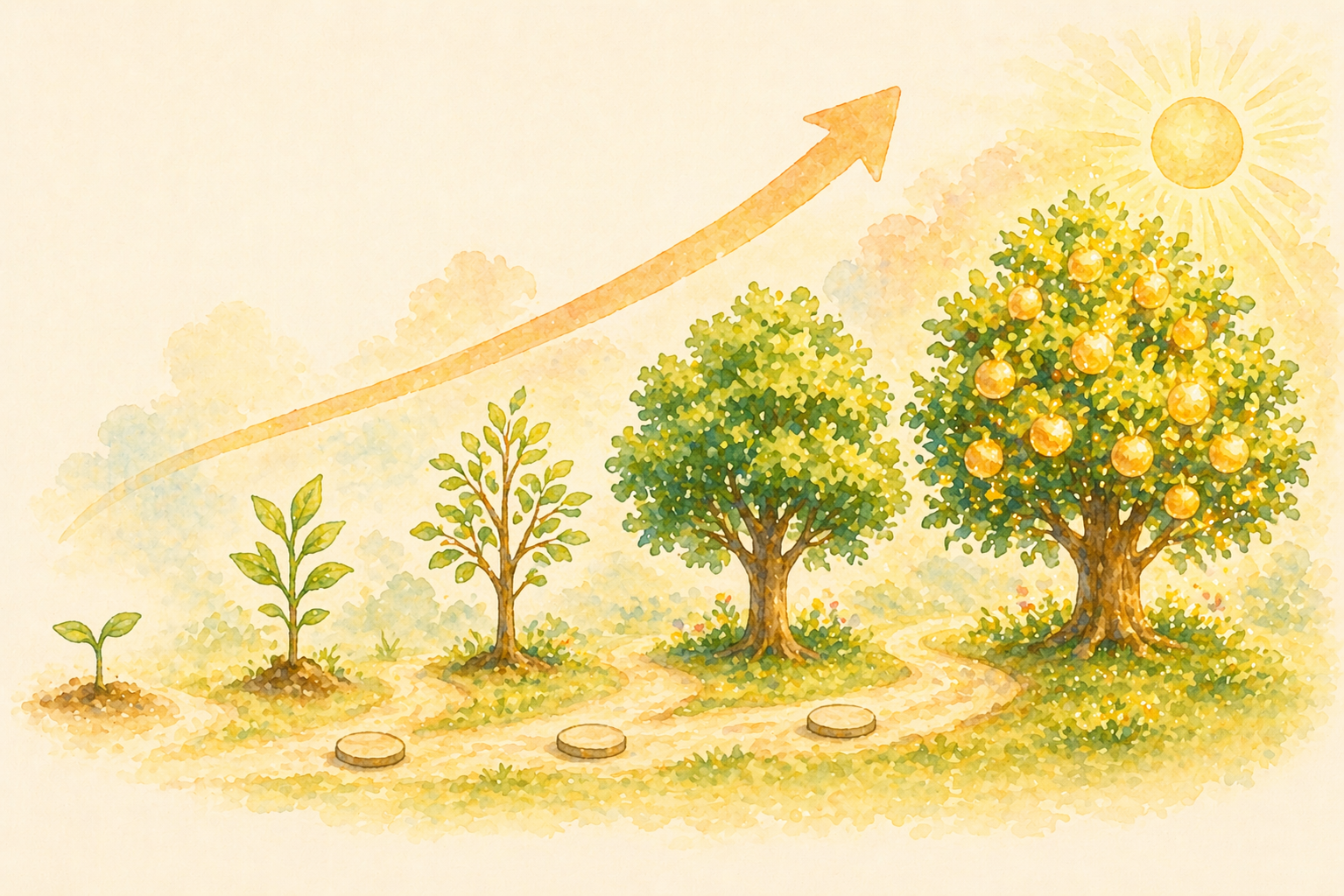 3年半のNISA積立スタイル変遷を示すタイムライン