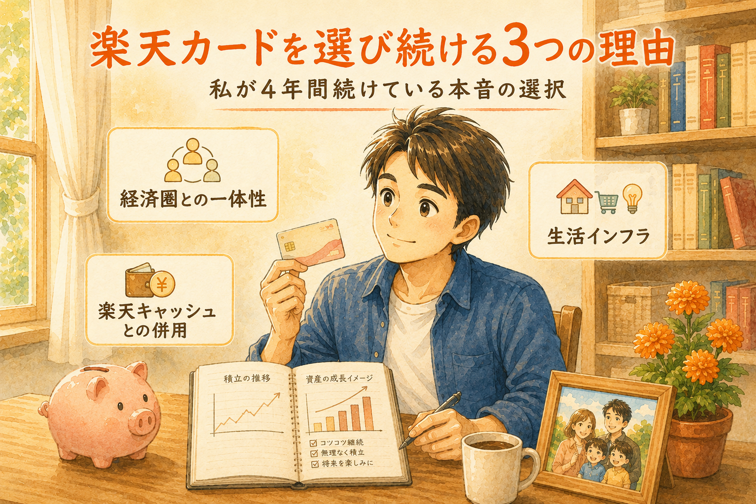 楽天カード×楽天証券を選び続ける3つの理由