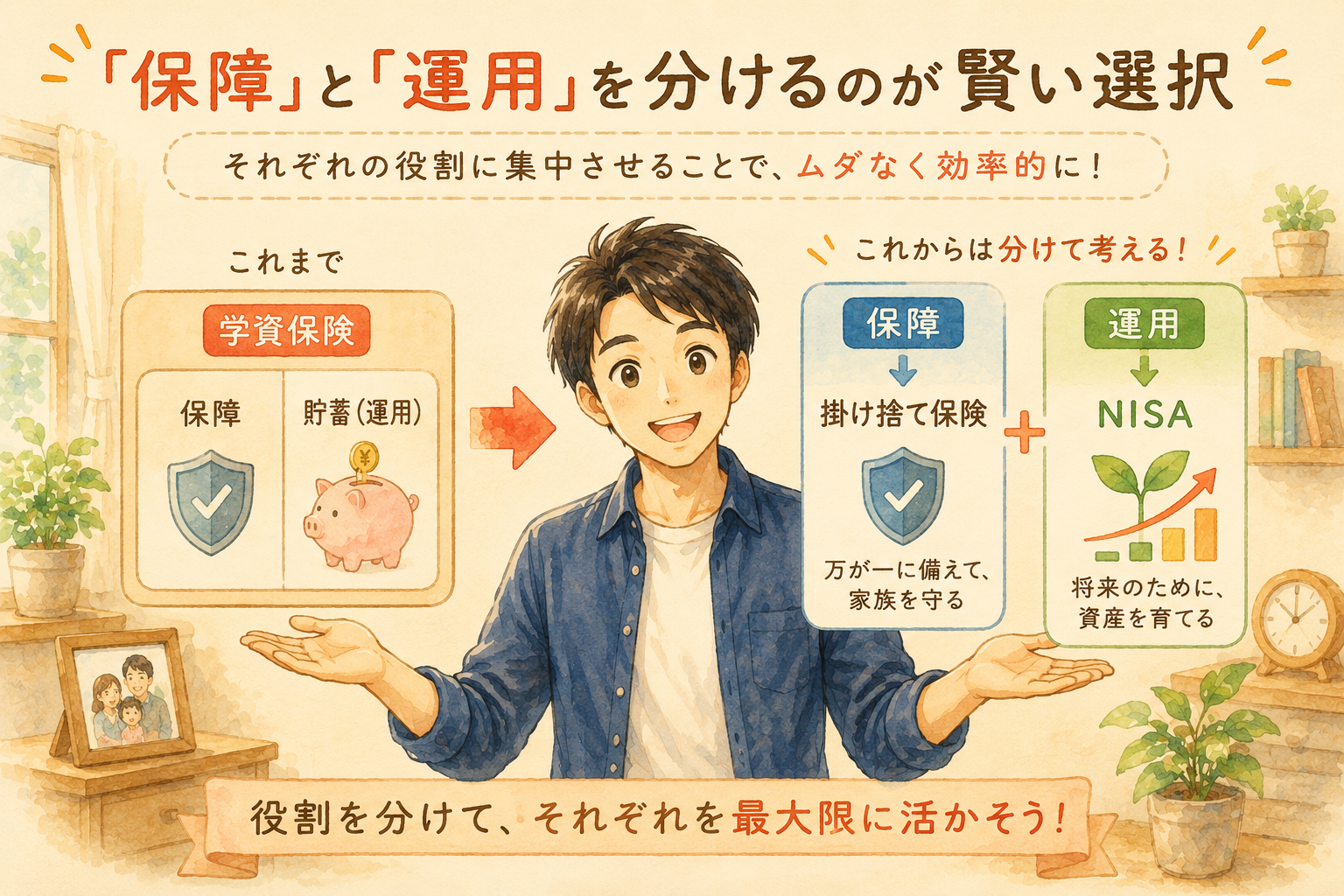 学資保険を解約してジュニアNISAに全額移した実体験
