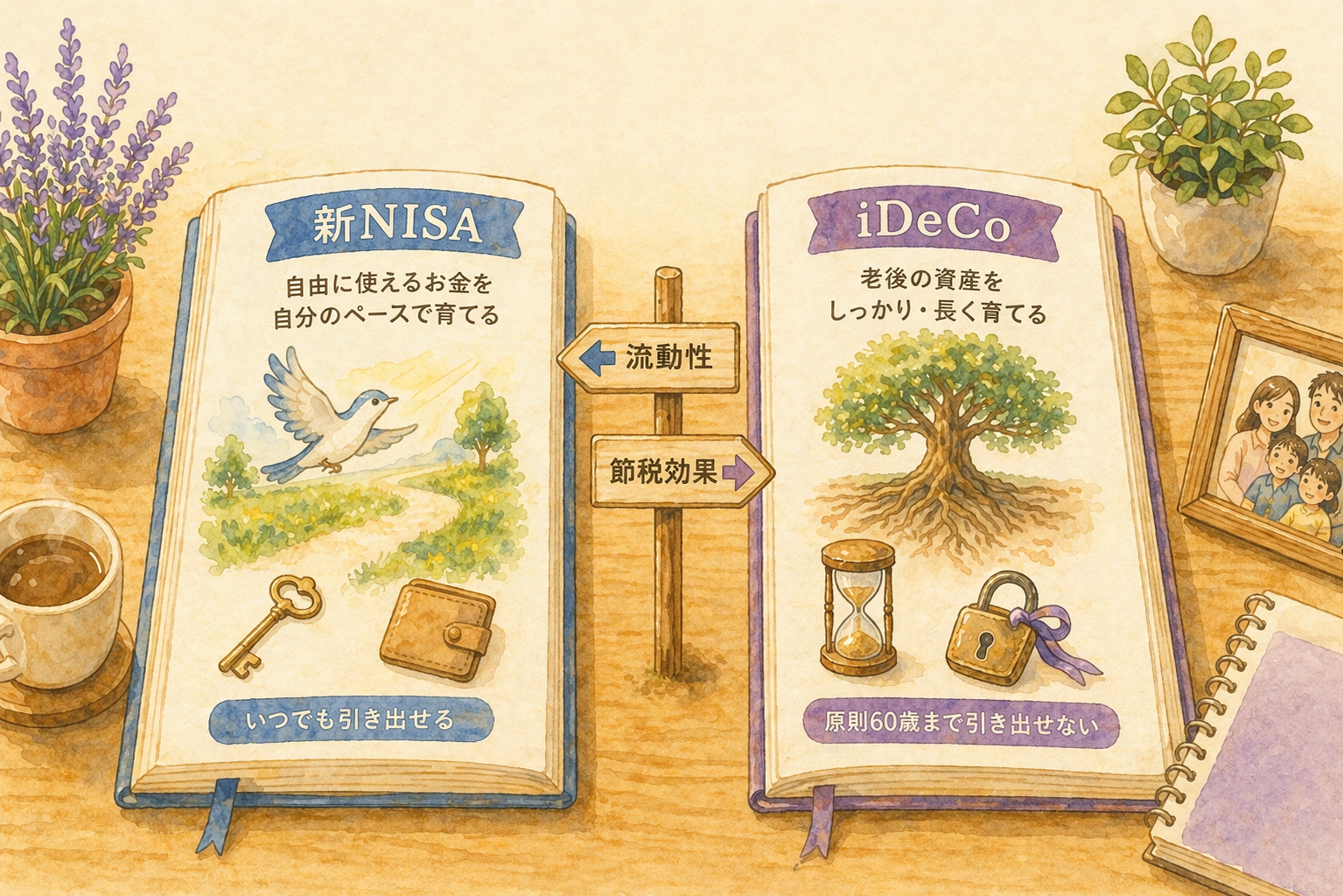 そもそもiDeCoとは？新NISAとの根本的な違い