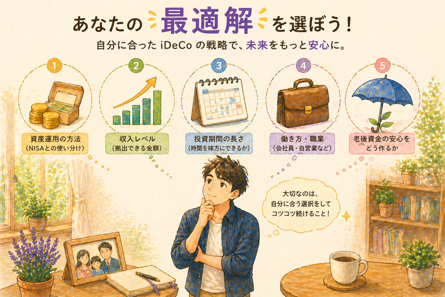 iDeCo必要か5つの判断軸
