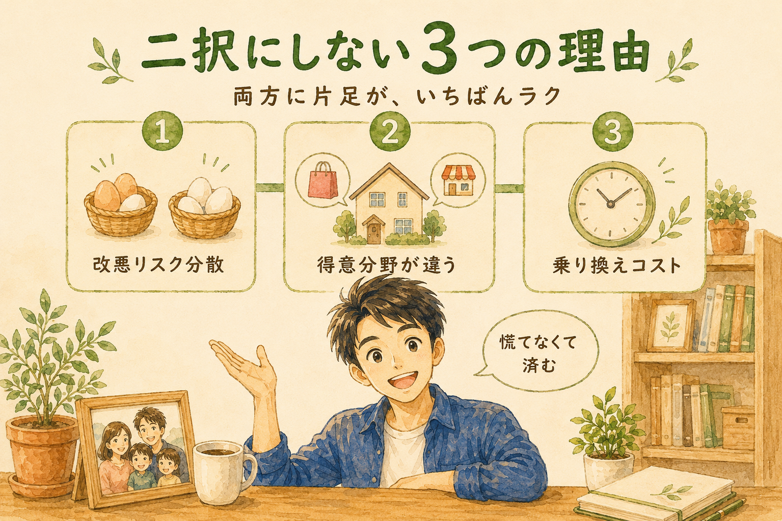 二択にしないほうがいい3つの理由