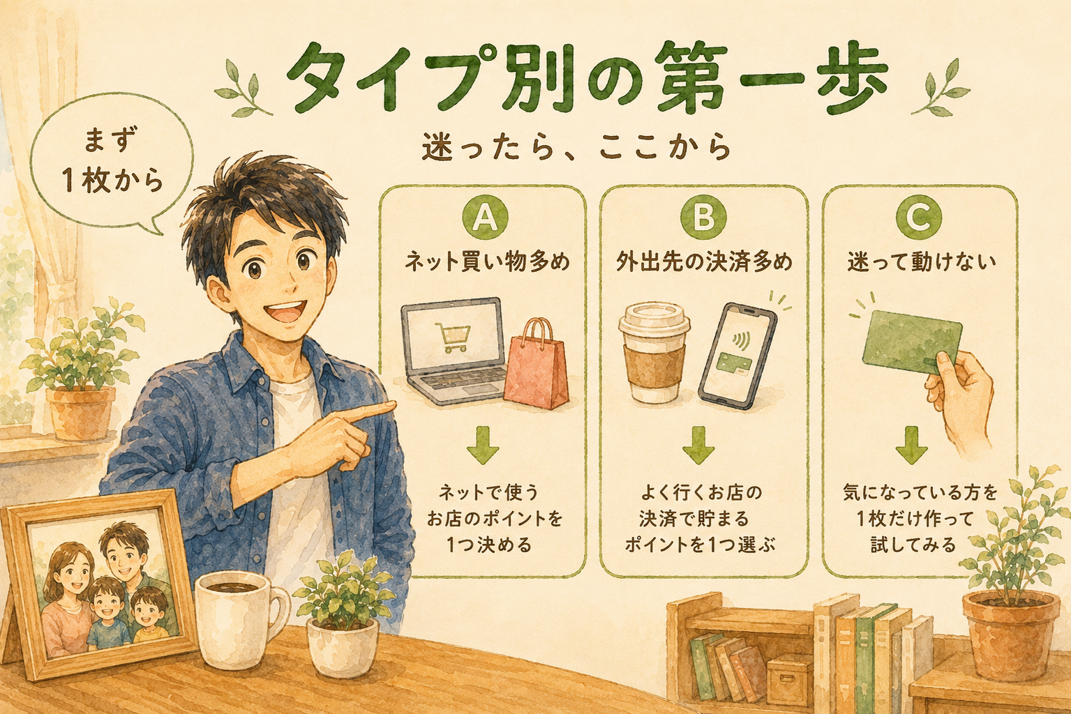 タイプ別の経済圏の始め方