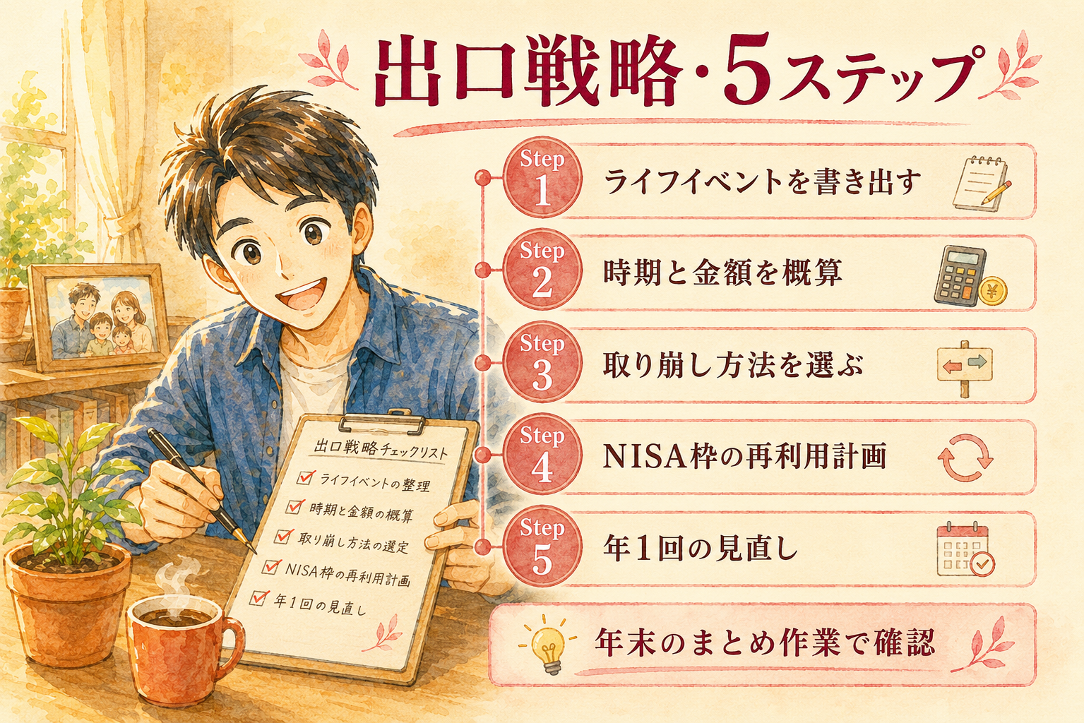 出口戦略の組み立て方・5ステップ