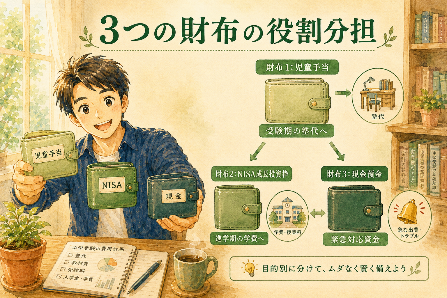 3つの財布の役割分担