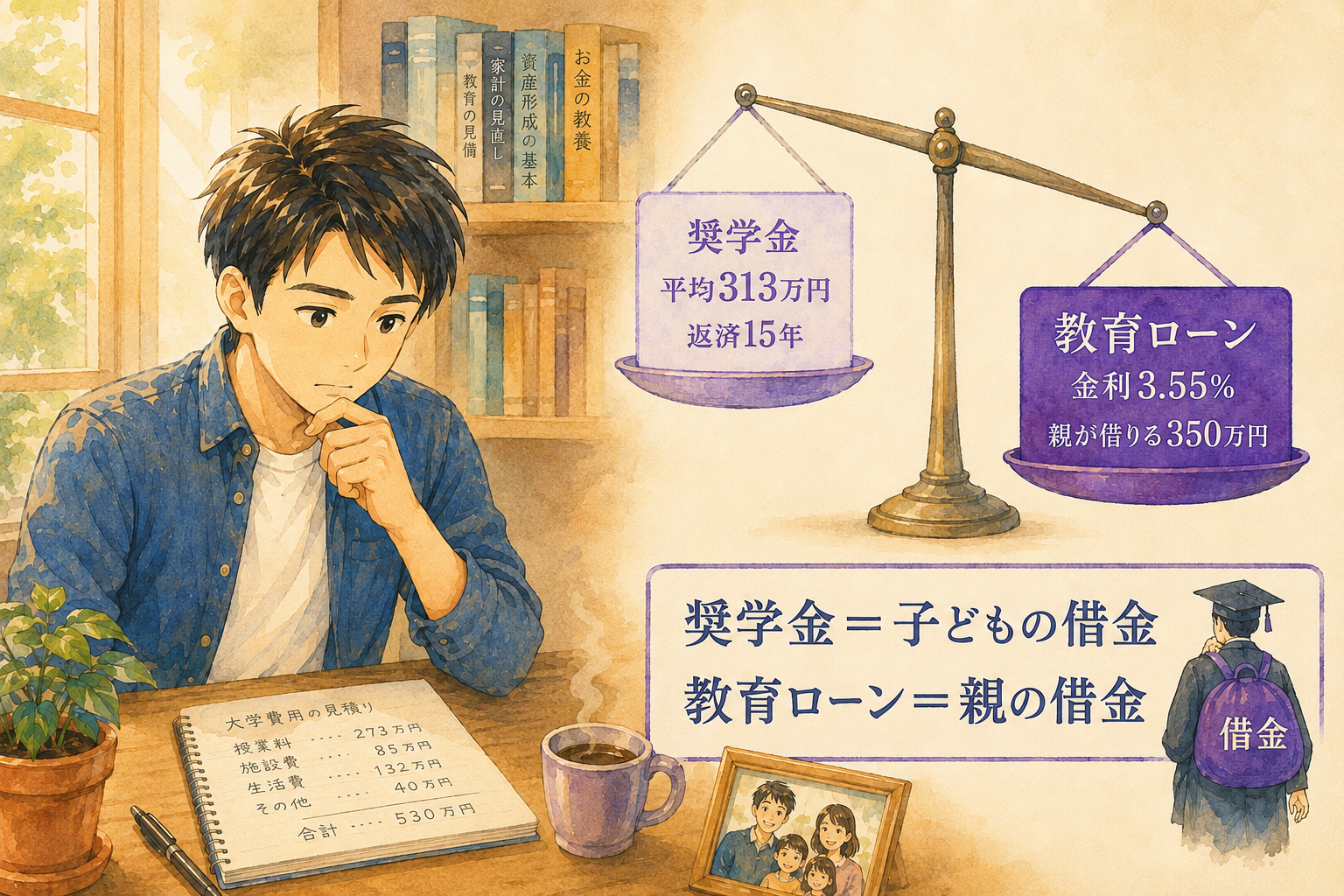 奨学金と教育ローンの現実
