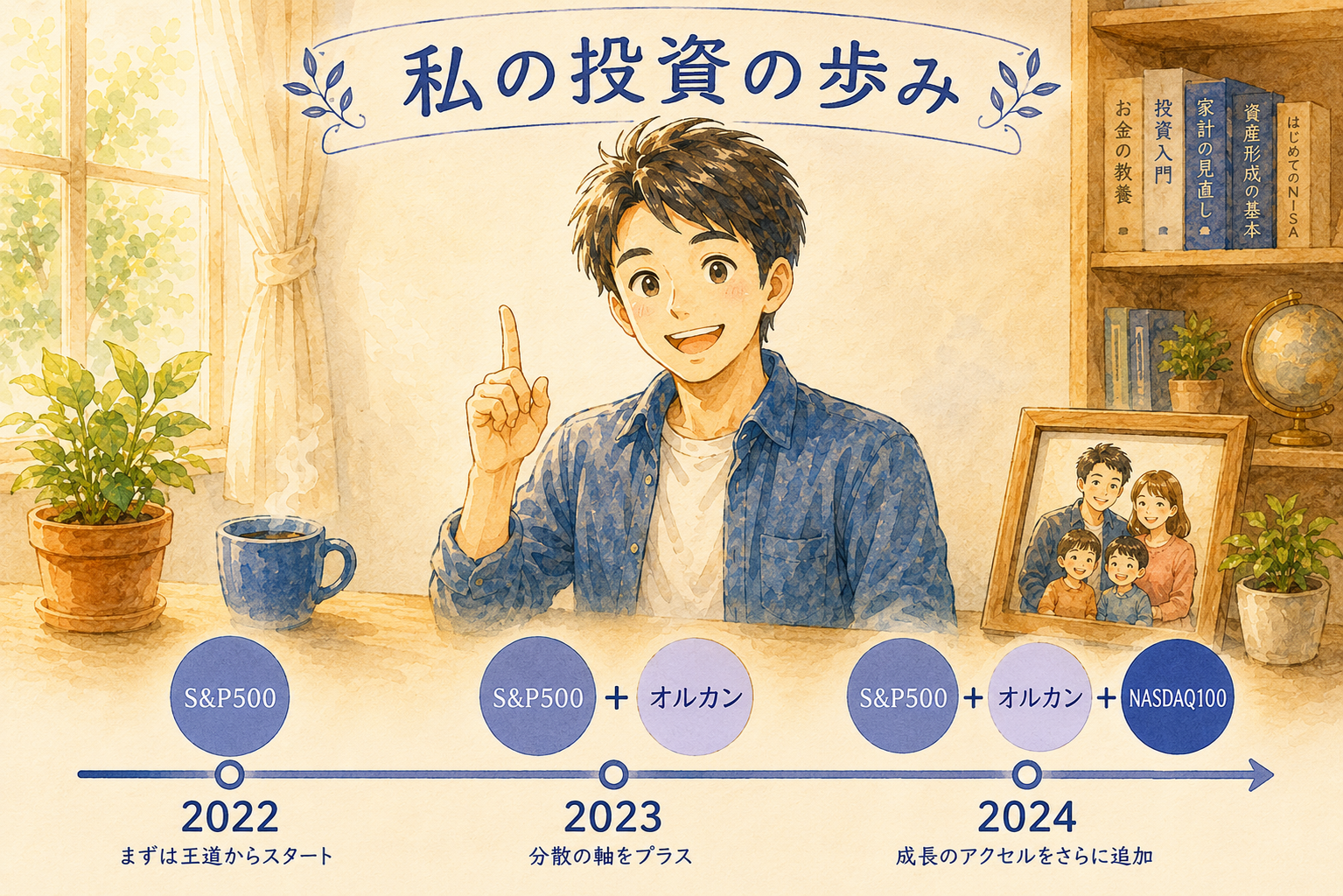 30代パパの3本構造への変遷 2022〜2024年