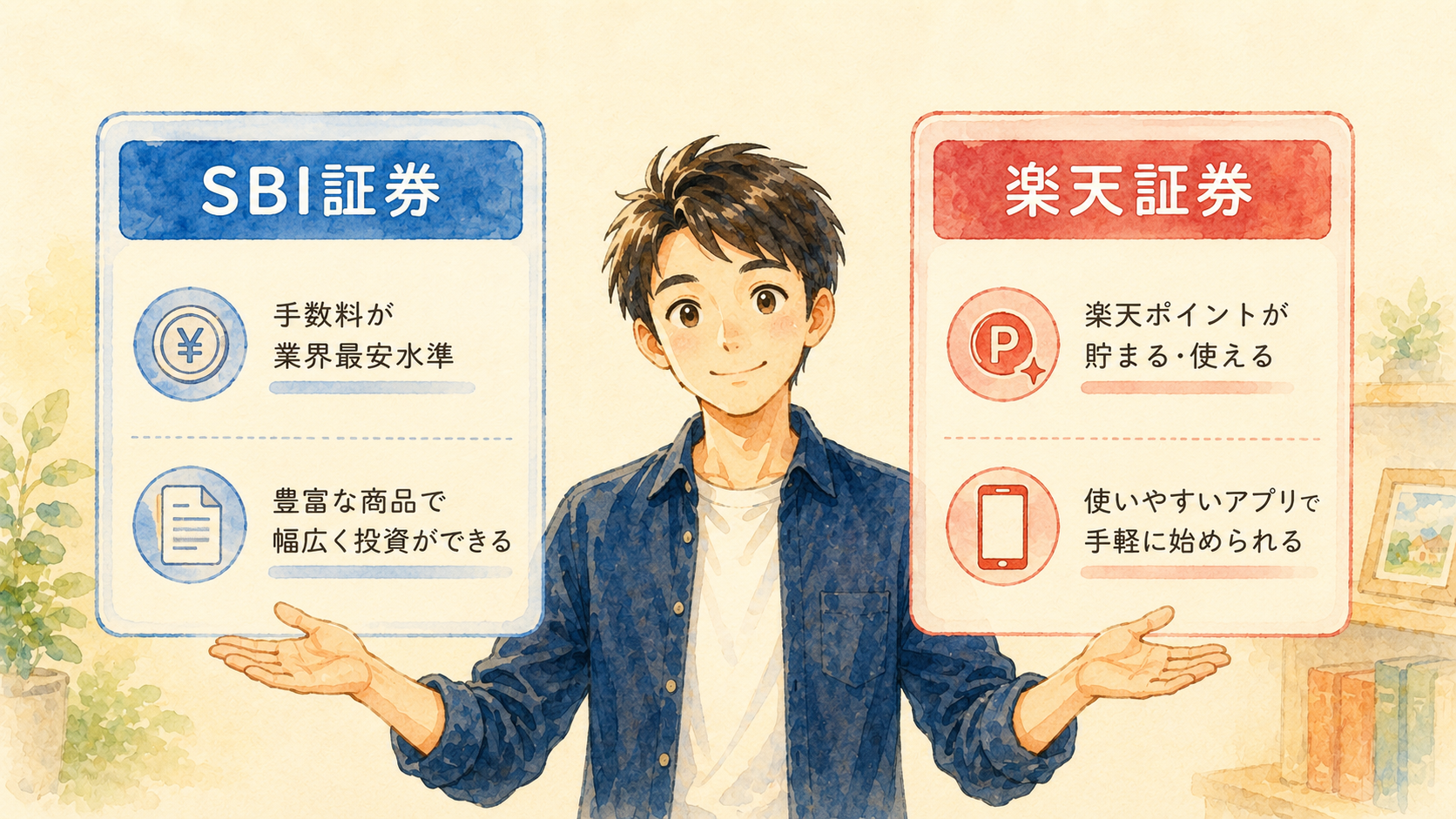 SBI証券と楽天証券の基本情報