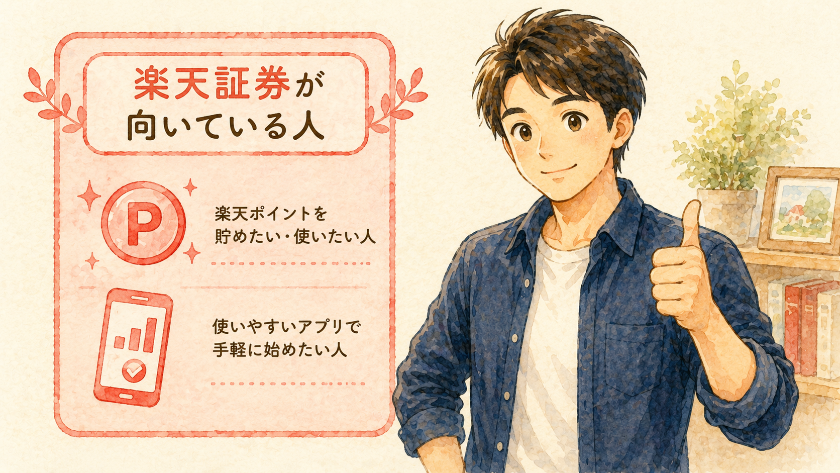 楽天証券がおすすめの人の特徴