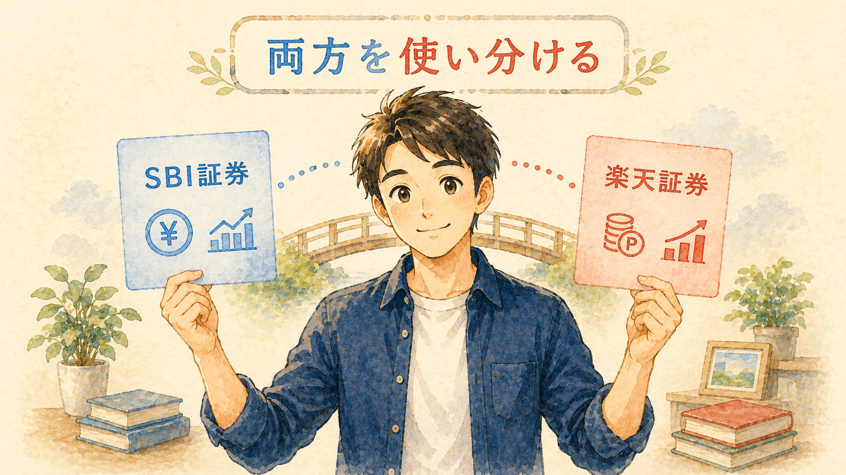 SBI証券と楽天証券の両方使い分ける方法