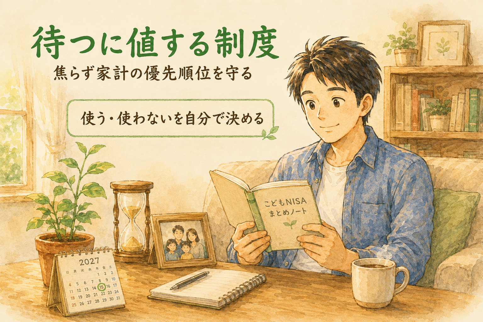 こどもNISAは待つに値する制度のまとめ